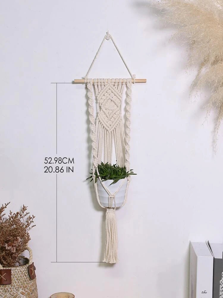 Macramé Plant Hanger (Without Pot)