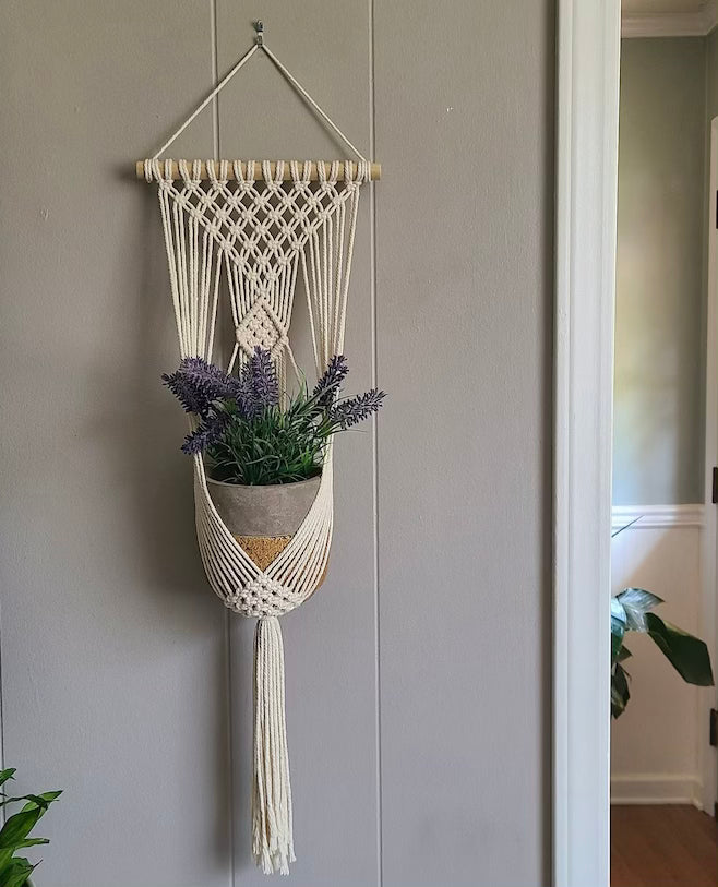 Macramé Plant Hanger (Without Pot)