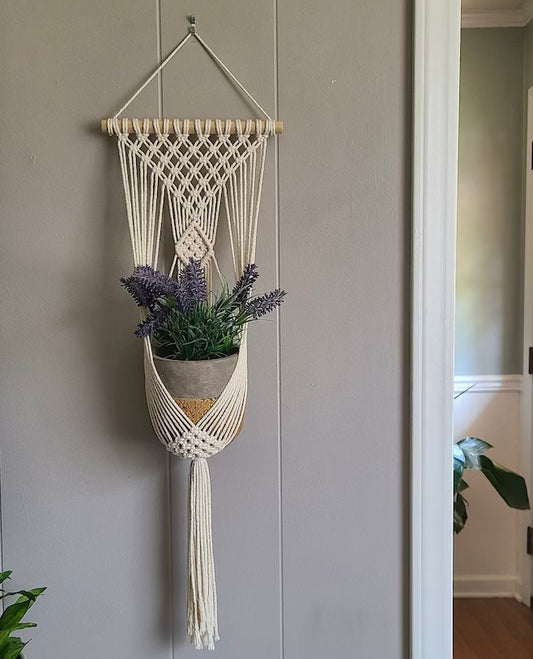 Macramé Plant Hanger (Without Pot)